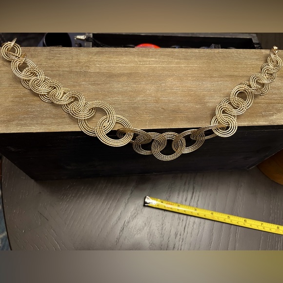 Gold Statement Necklace - Picture 2 of 4